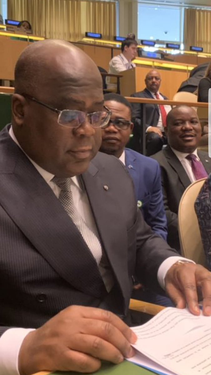 ClaudeNyamugabo's tweet photo. J'entends faire de la question environnementale une préoccupation omniprésente et transversale, qui touche l'ensemble de nos politiques,  stratégies,  programmes et projets de développement, dixit le président Fatshi du haut de la tribune des Nations unies.
Et il en sera ainsi! https://t.co/ZEpLbC2xuU