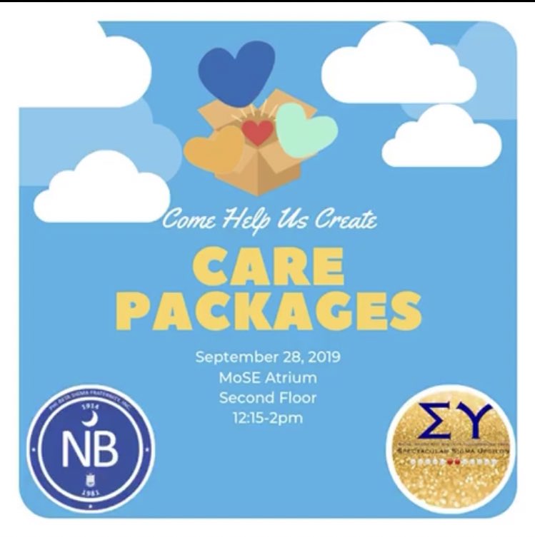 GTSigmas's tweet photo. Haven’t done community service in a minute? Join us this Saturday as we partner with the Sigma Upsilon Chapter of Sigma Gamma Rho Sorority, Inc. to create care packages for the homeless! These will be passed out to those in need all over Atlanta. Hope to see you there!      💙💛 https://t.co/itMr4ak8n9