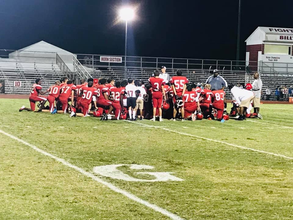 VBFreshFootball's tweet photo. Vero Freshman beat John Carroll JV 32 to 22 tonight in #CitrusBowl Thank you #VeroNation Great job @JCGoldenRams &amp; @CoachGroody17   Back on the road in 2 weeks https://t.co/sch60cwika