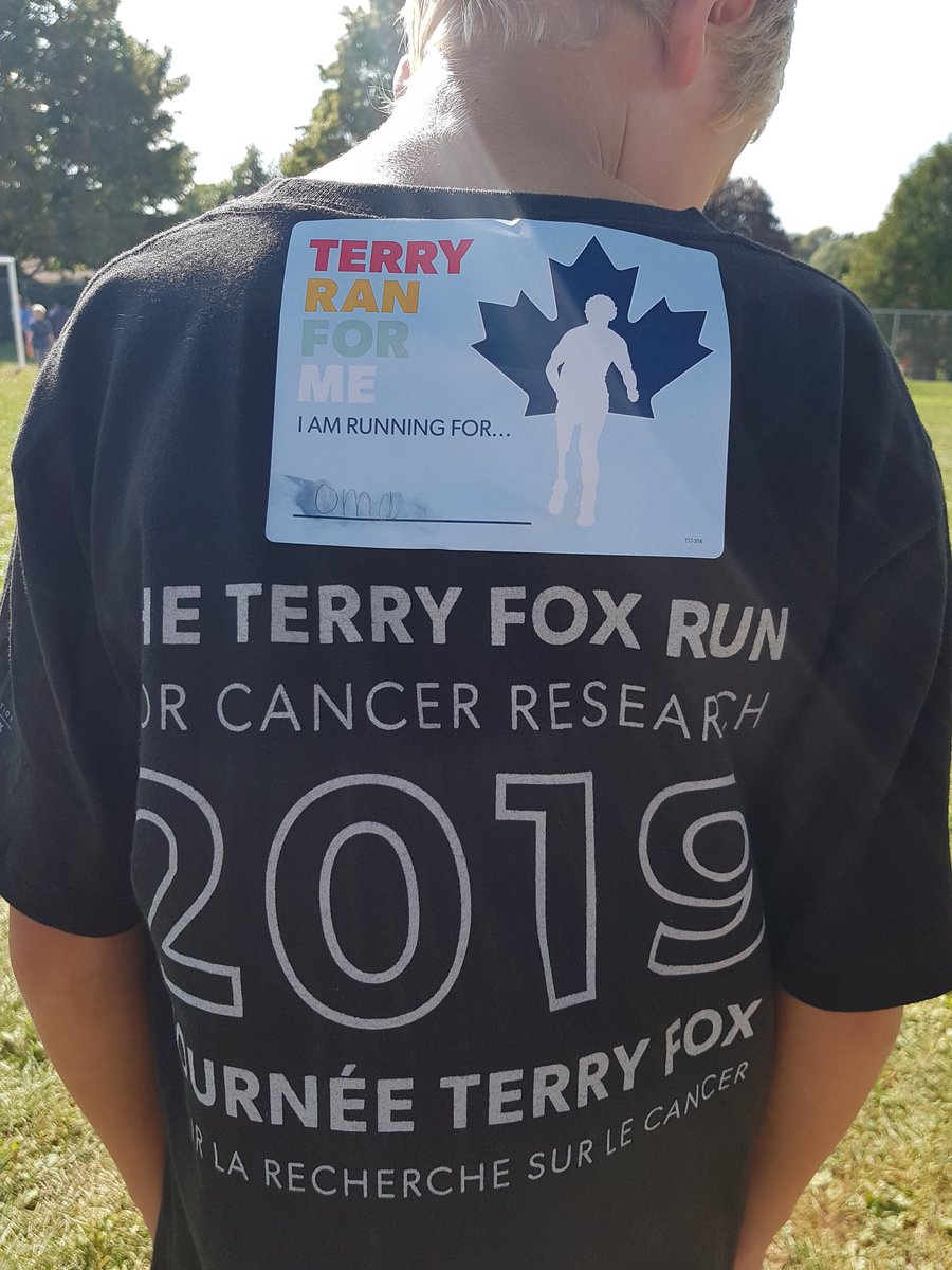 Together we raised almost $8,000 for the #terryfoxrun! Today we did our @TFFSchoolRuns. Thank you <a href="/MmeBaxter/">Madame Baxter</a> for organizing all of the fundraisers and activities. We are all looking forward to Tuesday when <a href="/TimothyWillick/">Timothy Willick</a> kisses a 🐄!