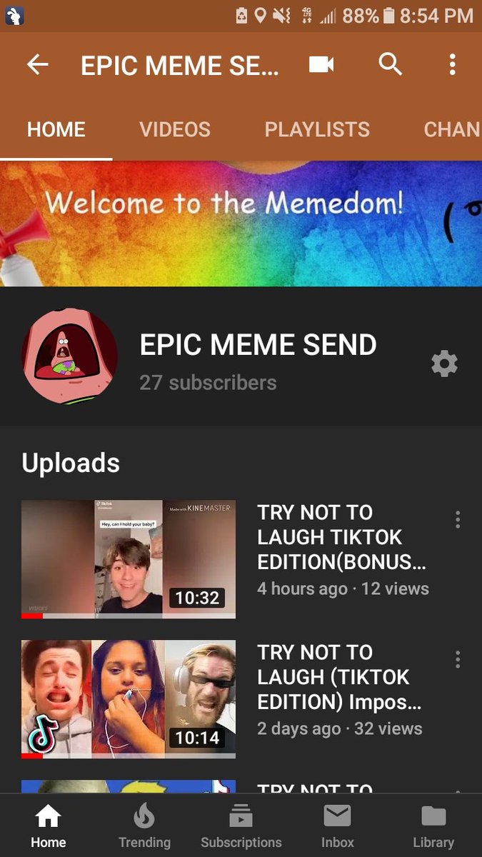 SendEpic's tweet photo. Please subscribe to my YOUTUBE  channel for more memes https://t.co/x3CAhKuIX0
