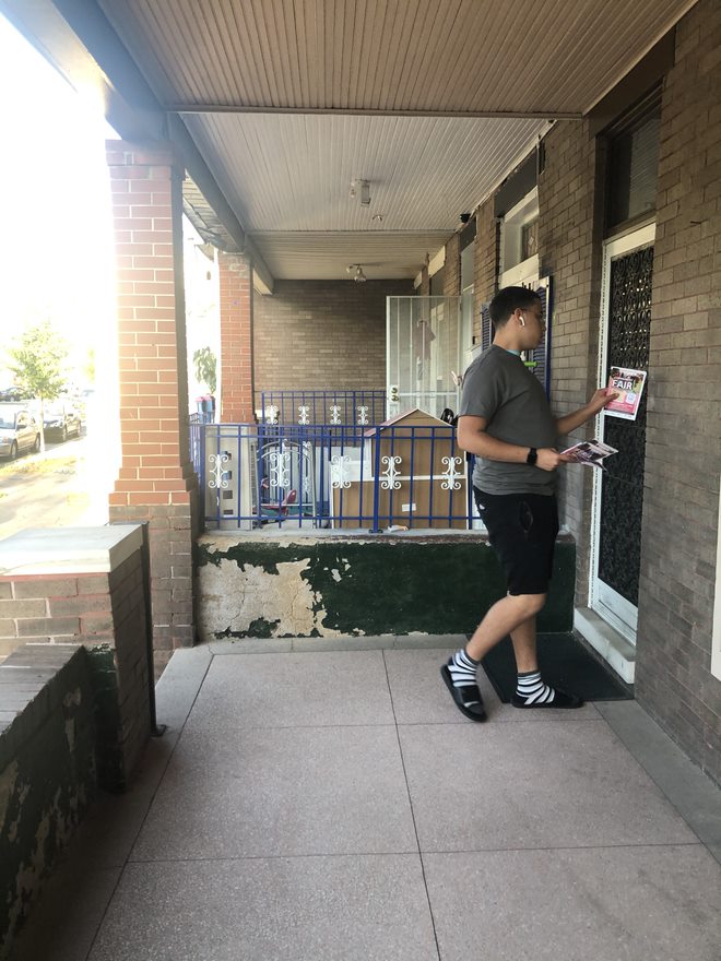 BannerNCC's tweet photo. Our youth interns, Trevor and Yashira, spent Tuesday evening handing out flyers throughout the Ellwood and McElderry Park communities for the Community Fair which is tomorrow. The event will be at Ellwood from 5:30 PM - 7:30 PM. We hope to see you there #bcyfund #bmore #community https://t.co/fHUMpsYxQG