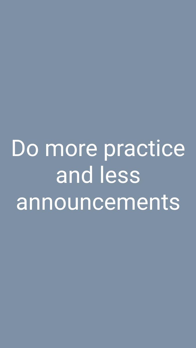 sahu_ln3's tweet photo. Do more practice and less announcements....#DreamChaser
#DigitalTransformation #MakeYourMoov https://t.co/DZGdqNq7LE