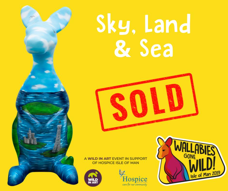 This wallaby has gone beyond sky, land and sea in this evening's auction and we are delighted!
Lot 24: Sky, Land and Sea
Artist: Sandra Webster
Winning Bid: £5,300