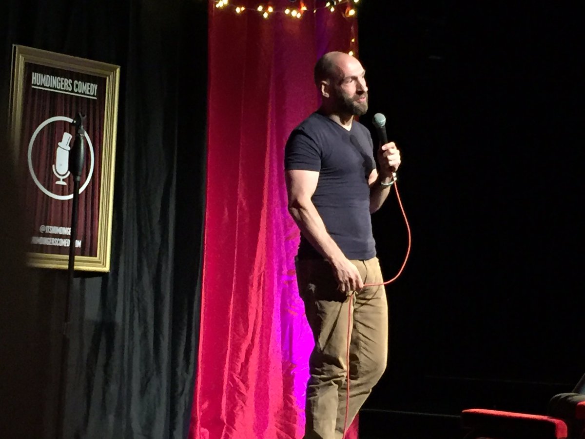 Our headliner comma <a href="/adambloomie2/">Adam Bloom</a> comma has just left the stage full stop Another smashing night at Humdingers!