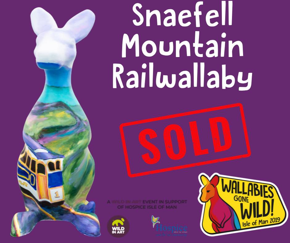Well this wallaby is off (on his tram) and has had a wonderful time at tonight's auction
Lot 25: Snaefell Mountain Railwallaby
Artist : Jennifer Shufflebotham
Winning Bid: £6,200