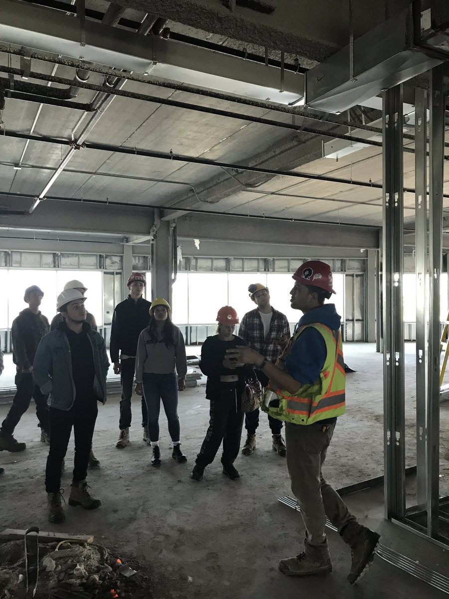 ACETconestoga's tweet image. A huge thanks to Steve, Kent and Russ of @Melloul_Blamey for taking our 2nd year group on a construction tour of their project in Waterloo. #onsitelearning #ACET #ACETgrads #BIM