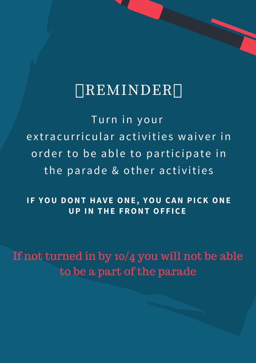 RedHawkCentral's tweet photo. Turn in your waiver ASAP! https://t.co/IwOuvXDXR8