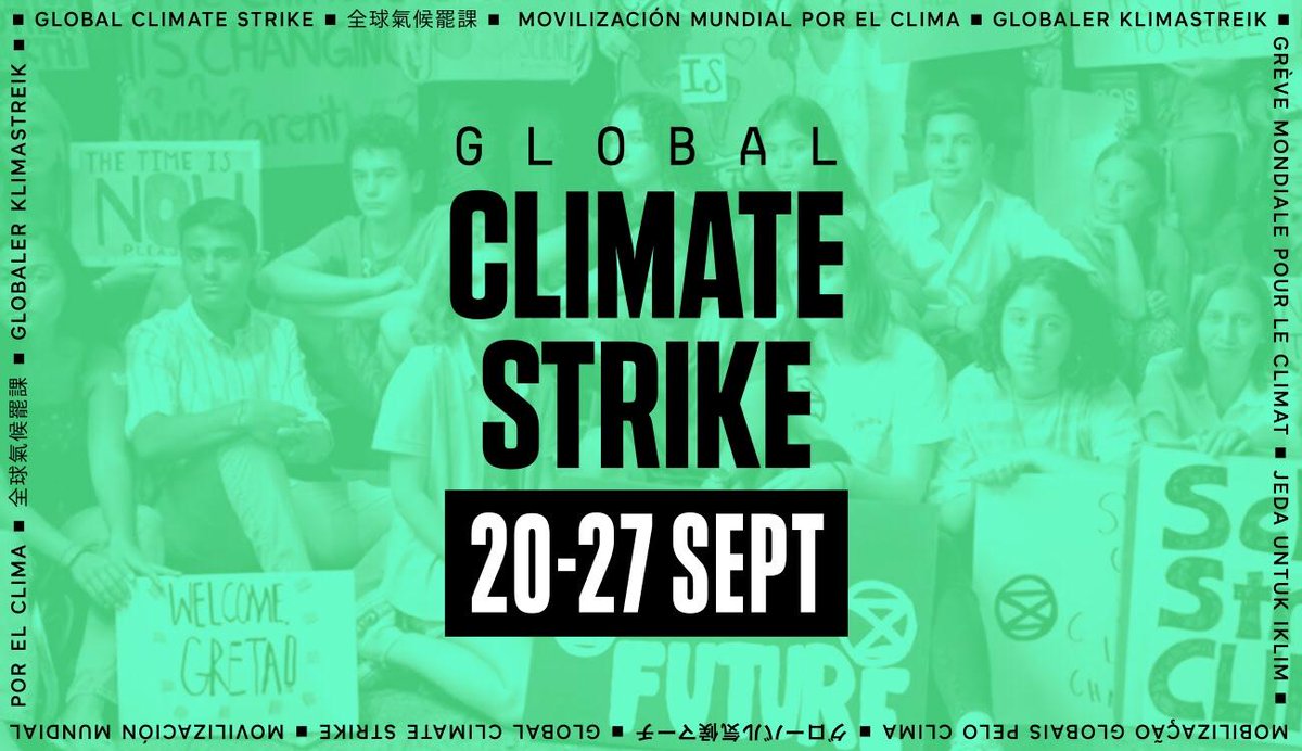Toronto350's tweet photo. Tomorrow will be one of biggest #climatejustice mobilizations in history. Children, youth, & adults alike will flood the streets demanding immediate & drastic action on the #climatecrisis! QUEEN’S PARK. 11:00 AM. SEE YOU THERE. #taketothestreets #climatestriketo #climateweekto https://t.co/aQL7GnNNer