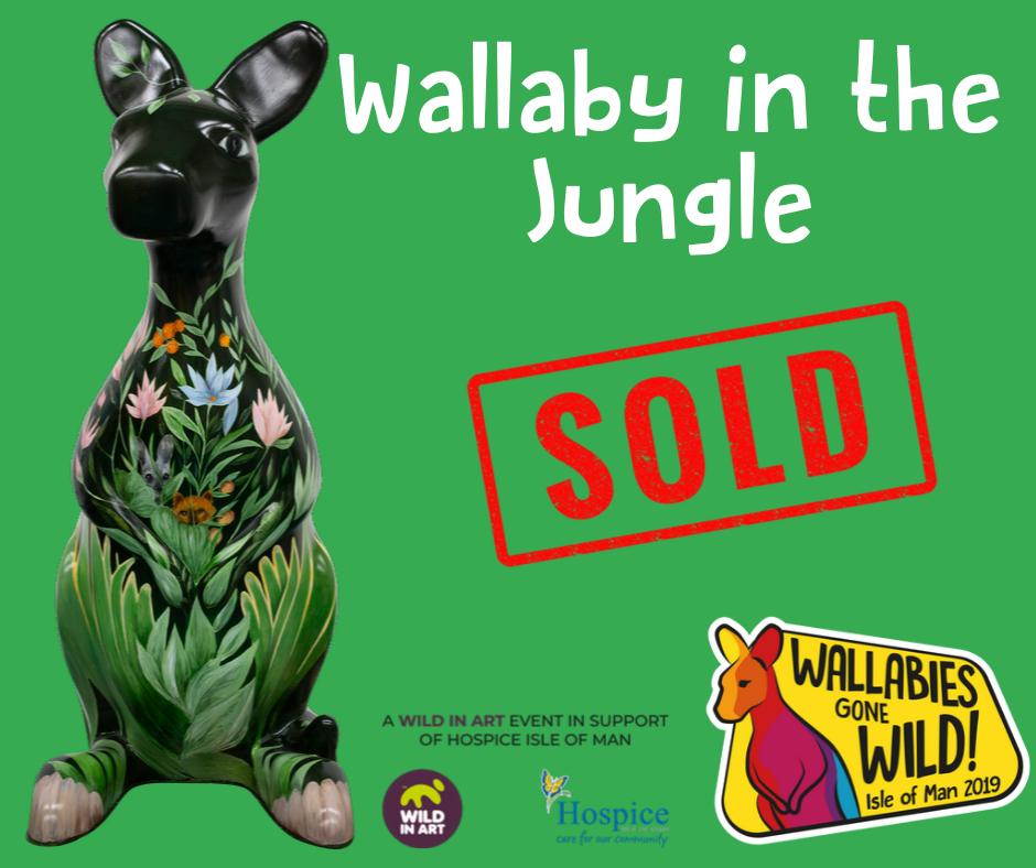 And with an ALMIGHTYROAR this wallaby has found its new home with the highest bid so far!
Lot 26: Wallaby in the Jungle
Artist : Barbara Barker
Winning Bid: £25,000