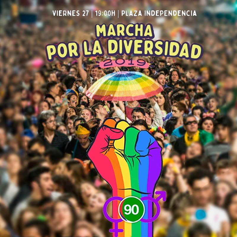 La22n_'s tweet photo. Setiembre nos ha llamado a las calles,a celebrar la diversidad,y a la lucha x la profundización de todas las conquistas de la comundidad LGBTIQ, sin violencia heteronormativa para que en Uy nadie sea excluido por ser y amar. 
El PS es diversidad e inclusión, en todas sus formas. https://t.co/VZuoPBRj3s