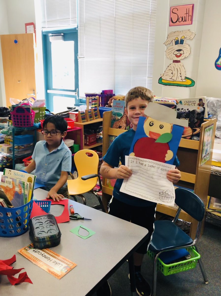 amymarlotabor's tweet photo. Tabor Owls ๐ฆ developed a writing response about apples and constructed a โJohnny Appleseedโ ๐craft to commemorate his birthday today!! ๐#FirstgradeFireflies @BESFirefly https://t.co/gL9BnTD15H