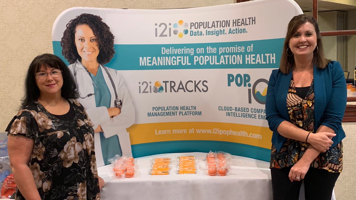 i2iPopHealth's tweet photo. We're excited to be at the @chc_ar Annual Conference this week. Stop by and visit with these lovely ladies. They have such a passion for Population Health Value and #servingothersforhealthycommunities. #datainsightaction #valuechcs https://t.co/s7pfMuQbg6