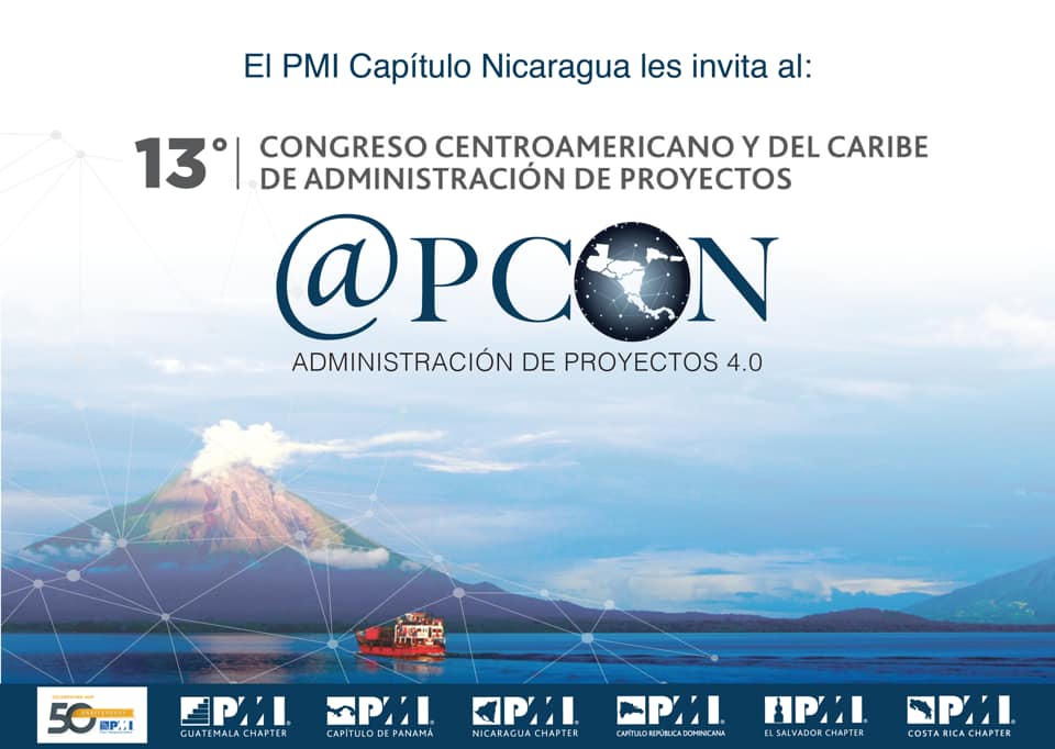 PMI Capítulo Nicaragua, le invita a participar del Congreso Centroamericano y del Caribe de Administración de Proyectos "Administración de Proyectos 4.0" a celebrarse los días del 5 al 7 de noviembre en el Hotel Crowne Plaza, San José, Costa Rica

Registrarte utilizando: NI2019