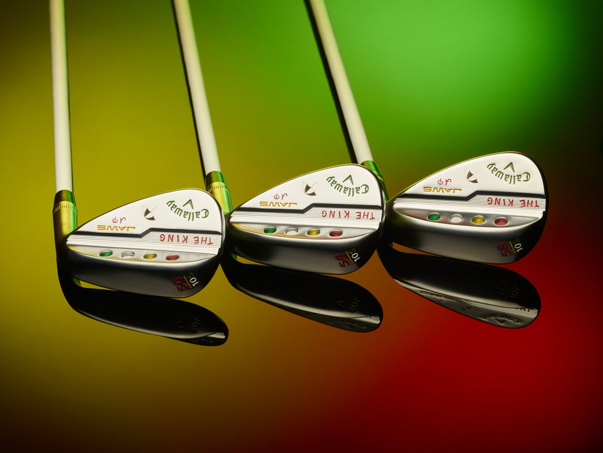 CallawayGolf's tweet photo. Auction now LIVE 🦈

Bid now and this ultra-custom Arnold Palmer inspired JAWS MD5 wedge set could be yours >> https://t.co/UvPv8U6scp

All proceeds from the winning bid will be donated to the Arnold and Winnie Palmer Foundation. https://t.co/39CBcLWhaG