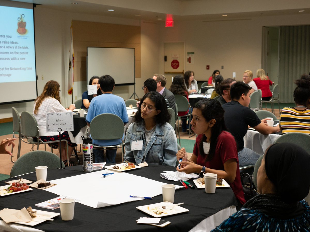 CSUNLibrary's tweet photo. Special thanks to all who joined us for @CsunWise World Cafรฉ 2019! We enjoyed 1:1 time with many STEM students to share valuable career tips, plus insight from Dr. Ani Nahapetian on the progression of CSUN STEM Alumnae.
Photography: Tim Bochen
#CSUN #OviattLibrary #CSUNWISE #STEM https://t.co/wKELNLsYD6