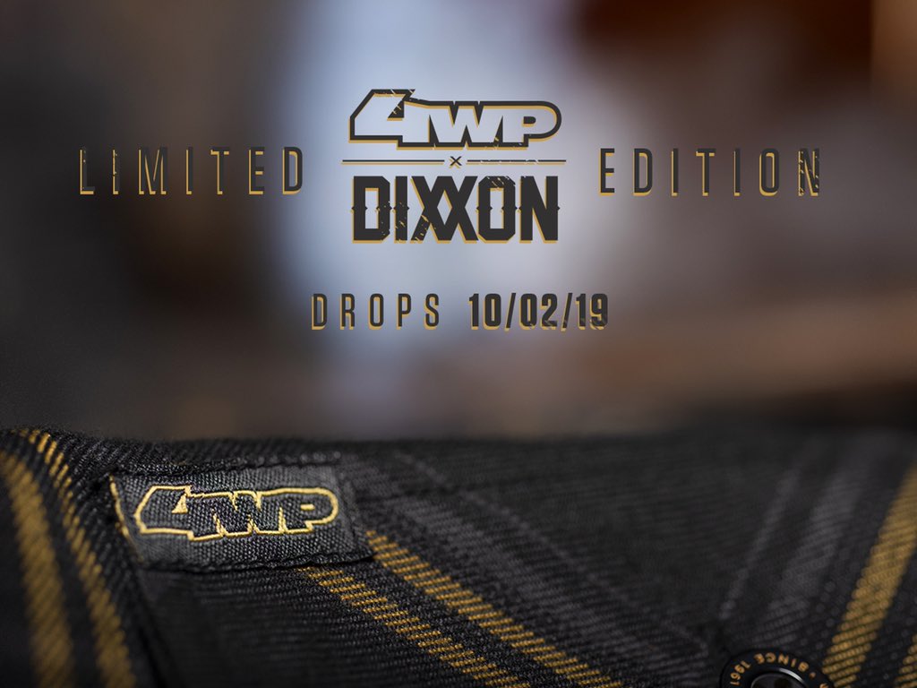 The 4WP | DIXXON Limited Edition Flannel drops on WEDNESDAY 10.2 only at 4WP.com/DIXXON. Get ready, once they’re gone, they’re gone.... @dixxon_flannels #4WPDixxon