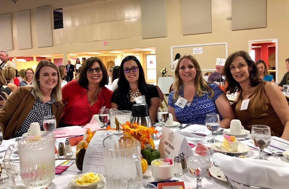 AMFMediaGroup's tweet photo. The ladies of #AMFMediaGroup SLO attended the 17th Annual Women’s Legacy Fund Luncheon that raised money for various San Luis Obispo County organizations. We’re proud to have them represent us at such a prestigious event! https://t.co/xLGvq3CoV2