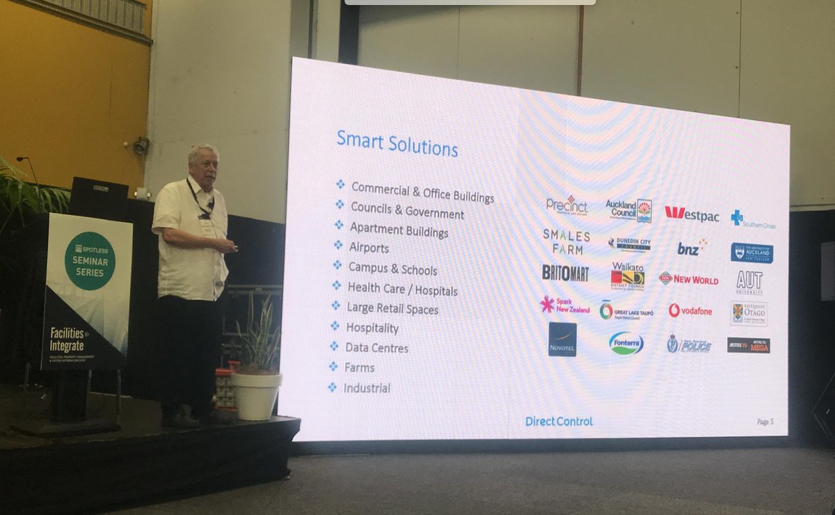 control_direct's tweet image. Speaking at @facintegrate, CTO Michael explains the benefits of LoRa WAN devices to identify issues, patterns, deviations, faults and opportunities for operational improvements and cost reduction. directcontrol.co.nz/index.php/en/l…