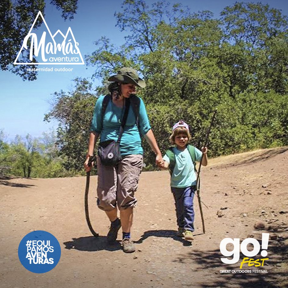 GoFest_Chile's tweet photo. Porque el contacto con la naturaleza nos sana, nos une y nos equipa ven a conocer el maravilloso proyecto de #MamasAventura quienes promueven la Maternidad al Aire Libre!! el próximo 25, 26 y 27 de Octubre en #GoFest2019 #GoFestChile #EquipamosAventuras #MasMontañaMenosPantalla https://t.co/ynEKbJG0Iw