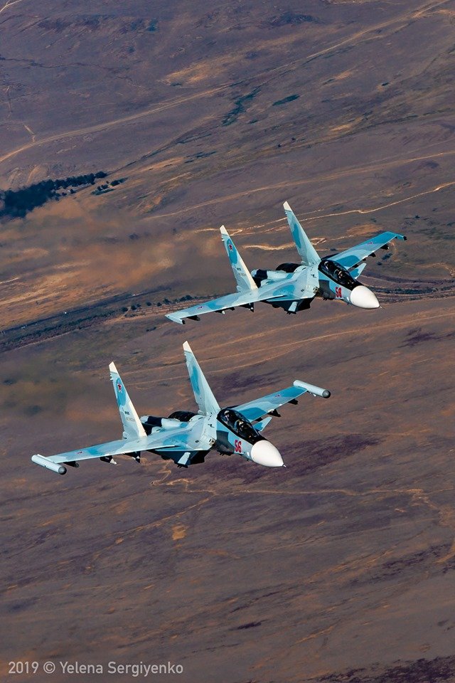 Cyberspec1's tweet photo. #Outbound2019 #Шыгыс2019 #Su30SM #Su34
Russian and Kazak Su-30SM's and Su34's taking part in exersize Outbound 2019 https://t.co/OUYRFMLrh4