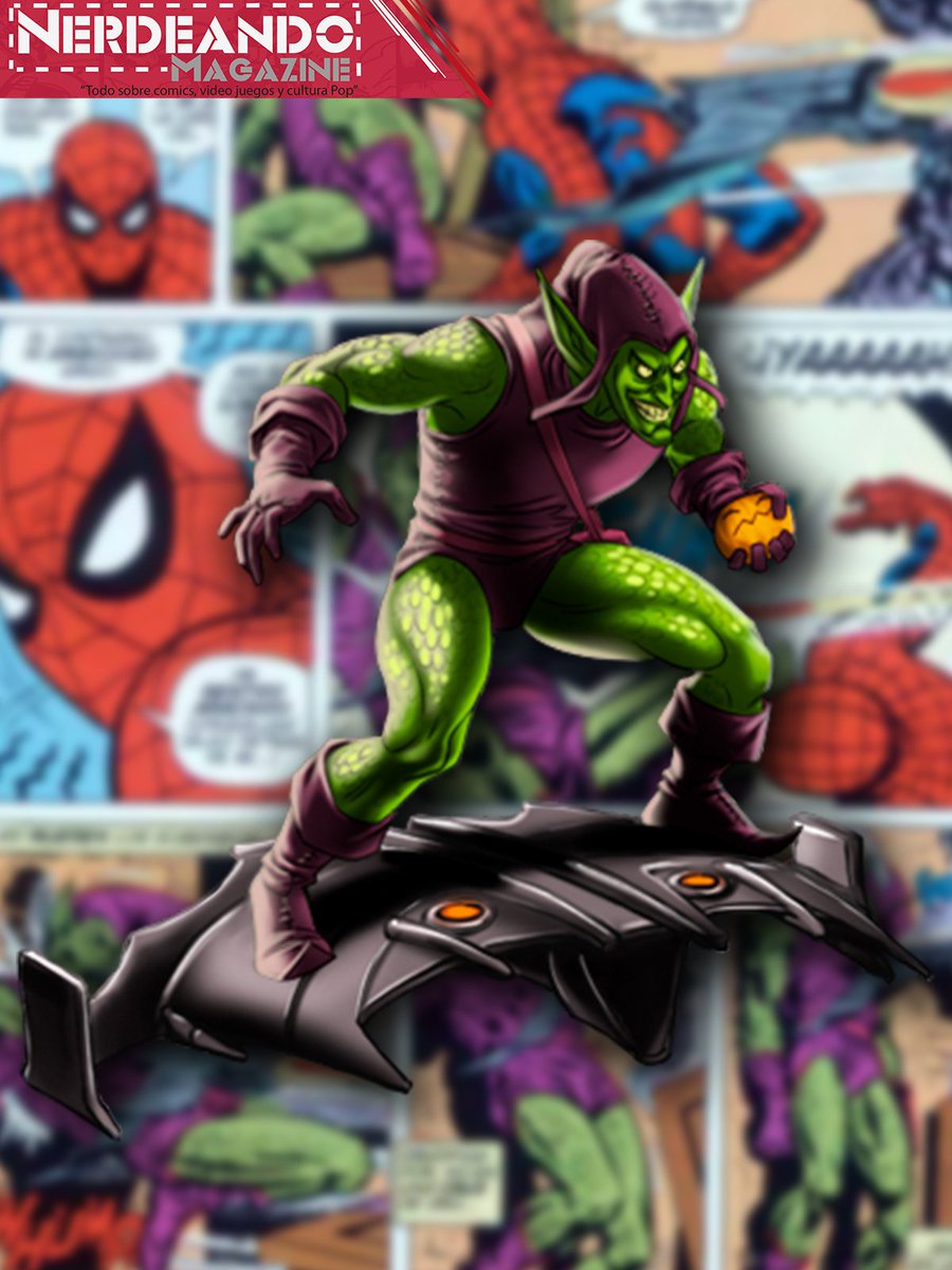 Nerdeando_Mz's tweet photo. La primera y mejor encarnación conocida, #NormanOsborn, creado por #StanLee y #SteveDitko, generalmente se considera el archienemigo de #SpiderMan.  #comic #MarvelComics https://t.co/oWzwjdrsmT