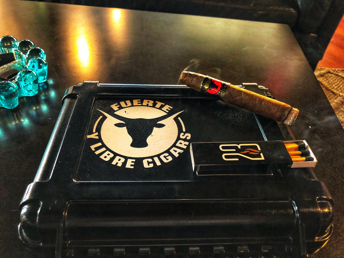 FyLCigars's tweet photo. Enjoying this Bodacious Maduro at 23 Cigar Bar and Restaurant in beautiful downtown Centreville VA.

Cheers!

Smoke Strong, Live Free 
#FuerteyLibre #FYLCigars #FirstFuerte https://t.co/aN1rJifbHE