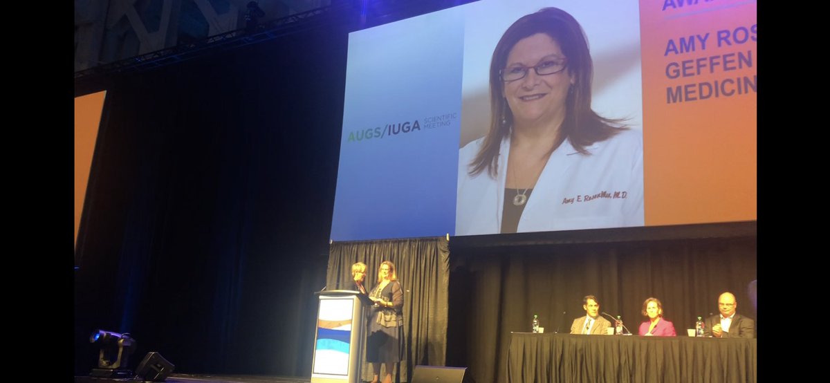 Dr Amy Rosenman MD. AUGS Donor of the Year!