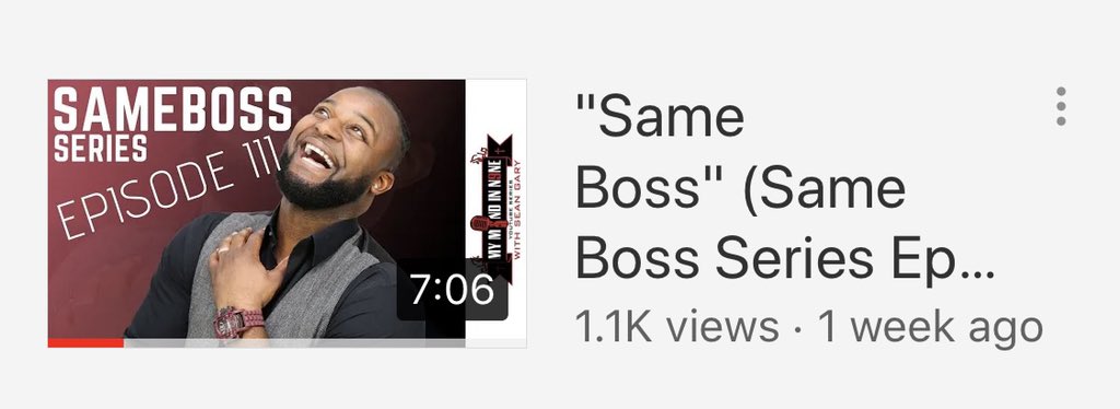 TheRealSeanGary's tweet image. Dont Miss the “SAME BOSS” Episode!

Understand the MIND BEHIND THE MUSIC!

CLICK BELOW:
youtu.be/wGT_f2EaYvc

***Like &amp;amp; Subscribe***
(on YouTube)

#SameBoss #JesusMusic #UStoUK #GoodDayMate