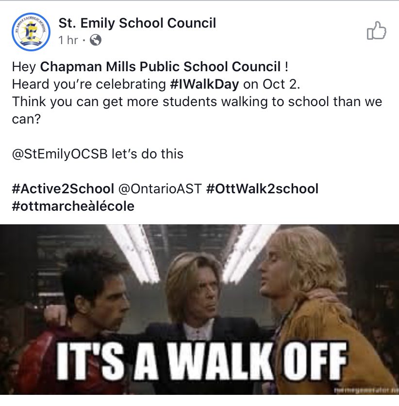 chapmanmillsps's tweet photo. What say Chapman Mills families? Let’s show what our Comets can do! @StEmilyOCSB you’re on! #CometPower 💫 ☄️ https://t.co/VzlXKd9dB0