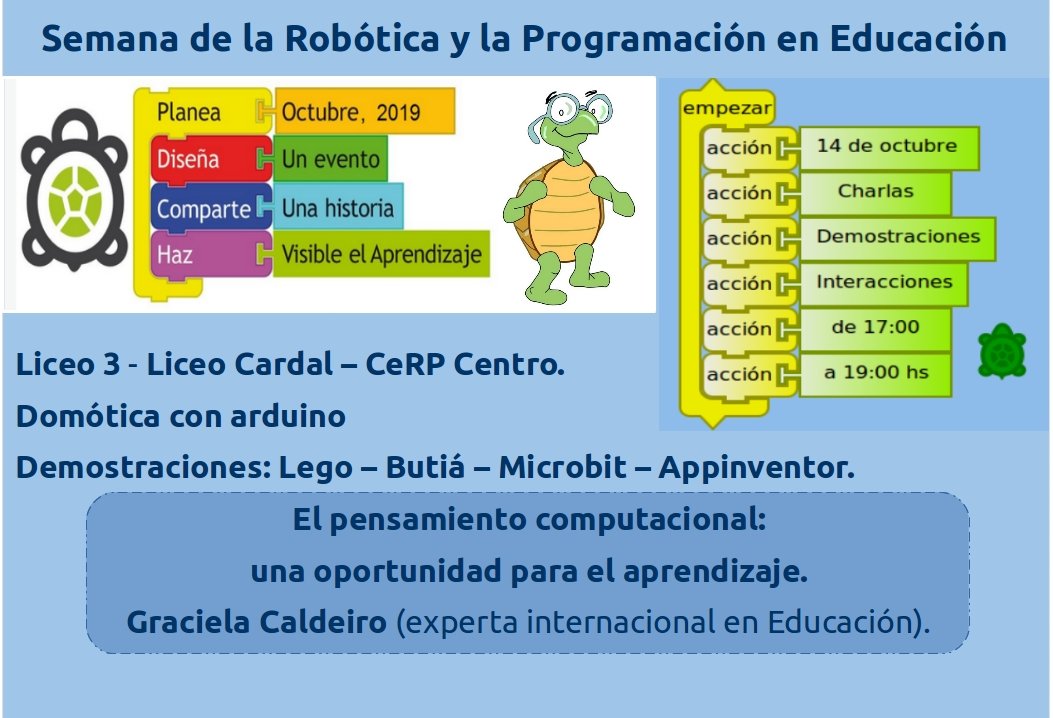 UATE_CFE's tweet photo. Se viene la semana de la robótica!!! Aquí algunas actividades en el Cerp del Centro. https://t.co/ZAt8TTBvvP