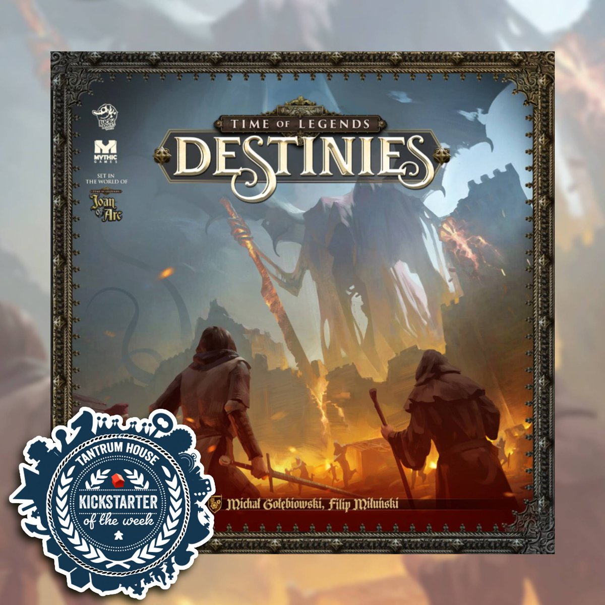 Tantrum_House's tweet photo. Our #kickstarteroftheweek is Time of Legends: Destinies by @LDuckGames. Check out their #kickstarter now! #bgg #boardgames #boardgame #boardgamer #boardgamesofinstagram #boardgameart #gamenight #game #tabletop #tabletopgame #tabletopgames #backer https://t.co/70KwLMEC1k
