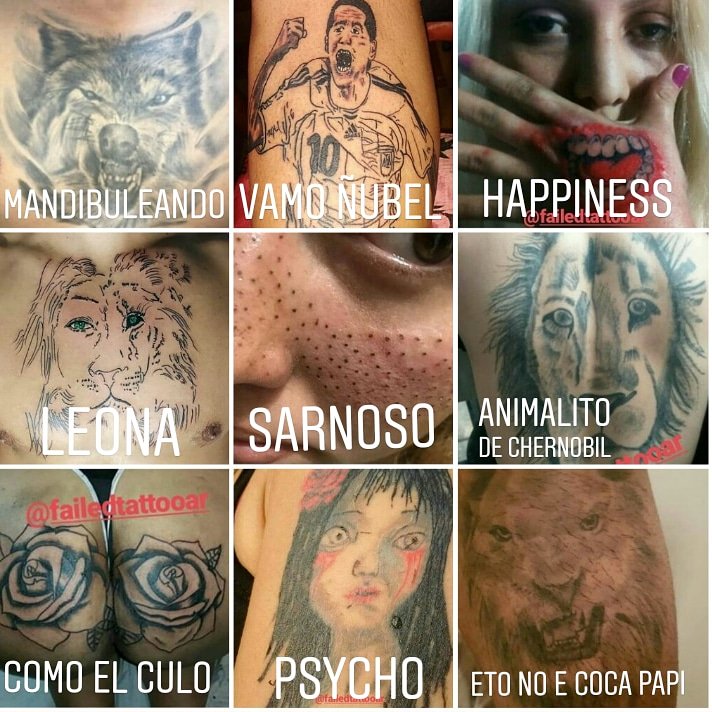 failedtattooar's tweet photo. En la escala de #failedtattoos como te sentís hoy? 👇 https://t.co/v8F7wzpJcP