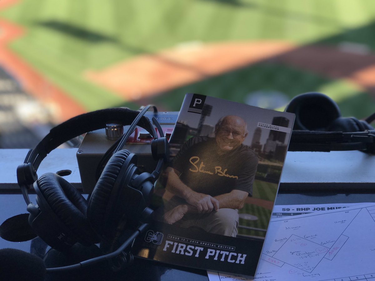Pirates's tweet image. RETWEET THIS for a chance to win one of THREE First Pirch programs signed by Steve Blass! #Blass60