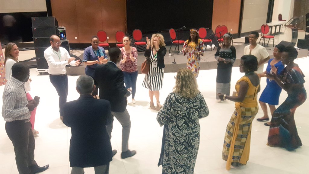 These180's tweet photo. #MT180 Les candidats en mode ''Joindre l'utile à l'agréable'' après cocktail 
Au Musée des Civilisations Noires  

@AUF_AfriquOuest @auf_org @AUF_ECO @AUF_MoyenOrient @AUF_EuropeOuest @AUF_Oceanindien @auf_maghreb @AUF_AsiePacifiq
@AUF_AfriqueCent 
#kebetu https://t.co/mIC8HPOEXi