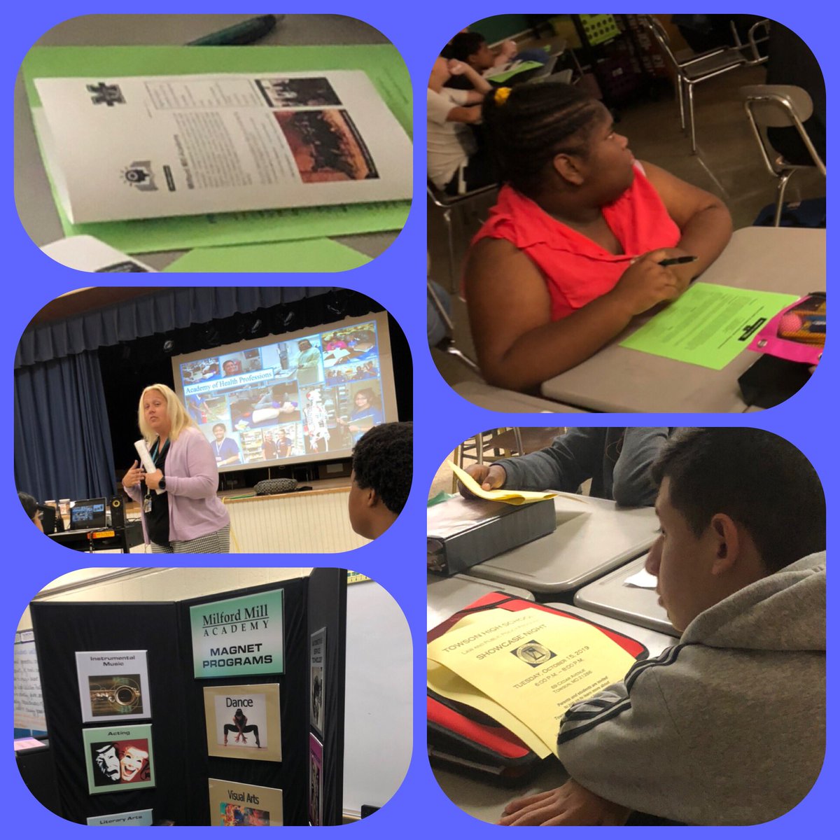 Shelby Small (@mssmall_bcps) on Twitter photo Thank you to <a href="/Towson_HS/">Towson High School</a> <a href="/MilfordMillAcad/">Milford Mill Academy</a> <a href="/WesternTech_HS/">WesternTech</a> for providing our grade 8 <a href="/LansdowneMS/">Lansdowne Middle</a> students with information about your <a href="/BCPS_Magnet/">BCPS Magnet Programs</a> programs. We appreciate you taking time to speak to our students! Thank you to <a href="/Towson_HS/">Towson High School</a> <a href="/MilfordMillAcad/">Milford Mill Academy</a> <a href="/WesternTech_HS/">WesternTech</a> for providing our grade 8 <a href="/LansdowneMS/">Lansdowne Middle</a> students with information about your <a href="/BCPS_Magnet/">BCPS Magnet Programs</a> programs. We appreciate you taking time to speak to our students!
