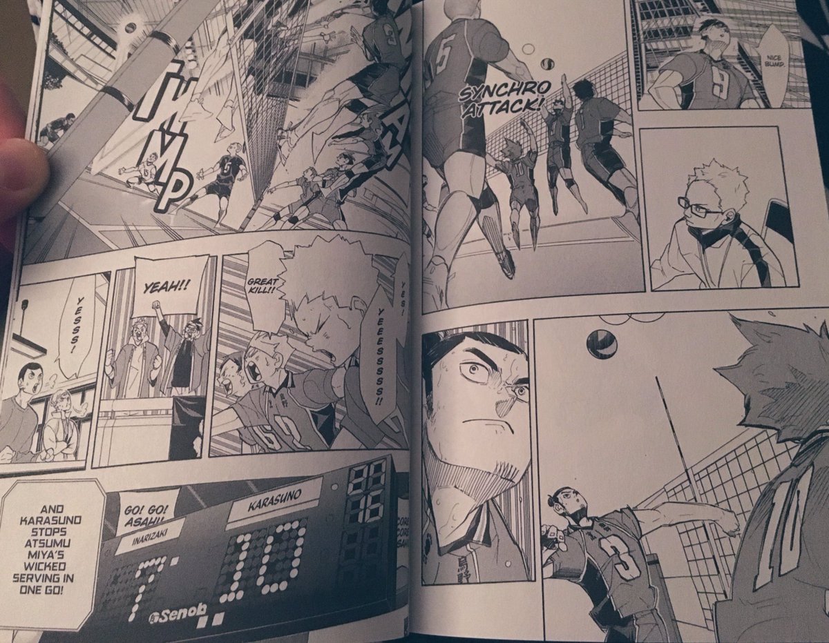 LJ_Hollywood's tweet photo. THERES HIS HERO MOMENT (via Nishinoya)
YEAAAAAAAHHHHHH
#Haikyu!! #Volume31 https://t.co/JJpYlkHbHG