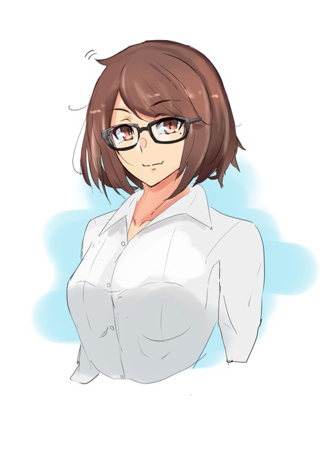 正面から見るとこんな感じオリ娘 