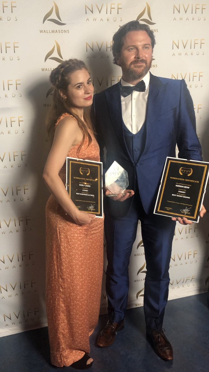 film_sydney's tweet image. Delighted to share that Sydney has won Best Dramatic Short at  @NewVisionIFF in Amsterdam 
🎥✨✨✨
Thank you to everyone involved! We had a great evening. Congratulations to all the nominees and winners! #IndependantFilm