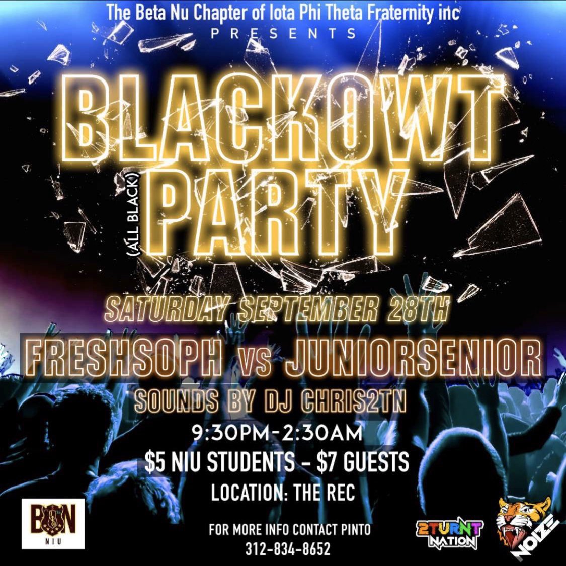 mvpcj1's tweet photo. #2TurntWeekend is only βπ½ days awayπ
Make sure you get your tickets to this weekends events below and remember to bring an ID
#2TurntDayParty2 π€Έπ½ββοΈπ€ΌββοΈ
#BlackOwt π
#LinkAndDrinkBowling π₯π³
Ticketsπ: https://t.co/yuJHB6dkSz
@2TurntNation βπ½
#niu23 #wiu23 #isu23 #eiu23 https://t.co/lVkFuvWgnD