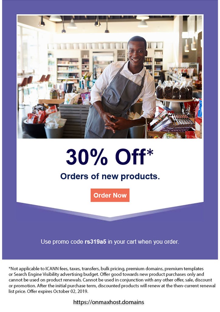 MuumbaWEB's tweet image. SAVE 30% ON DOMAINS, HOSTING, WEBSITE BUILDER,  WEBSITE SECURITY, &amp;amp; BUSINESS EMAIL.

#DigitalMarketing
#OnMaxDigital
#OnMaxHostDigital

Redeem Promo Code in Cart. Go to onmaxhost.domains