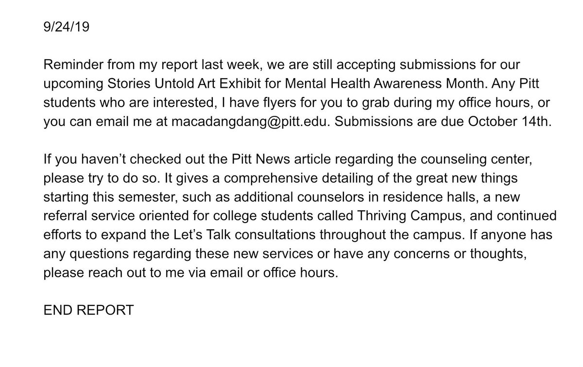 eric_SGB's tweet photo. My board report for this week. Please reach out to me via email or office hours if you have questions, comments, or ideas! https://t.co/SLOBaRA9v5