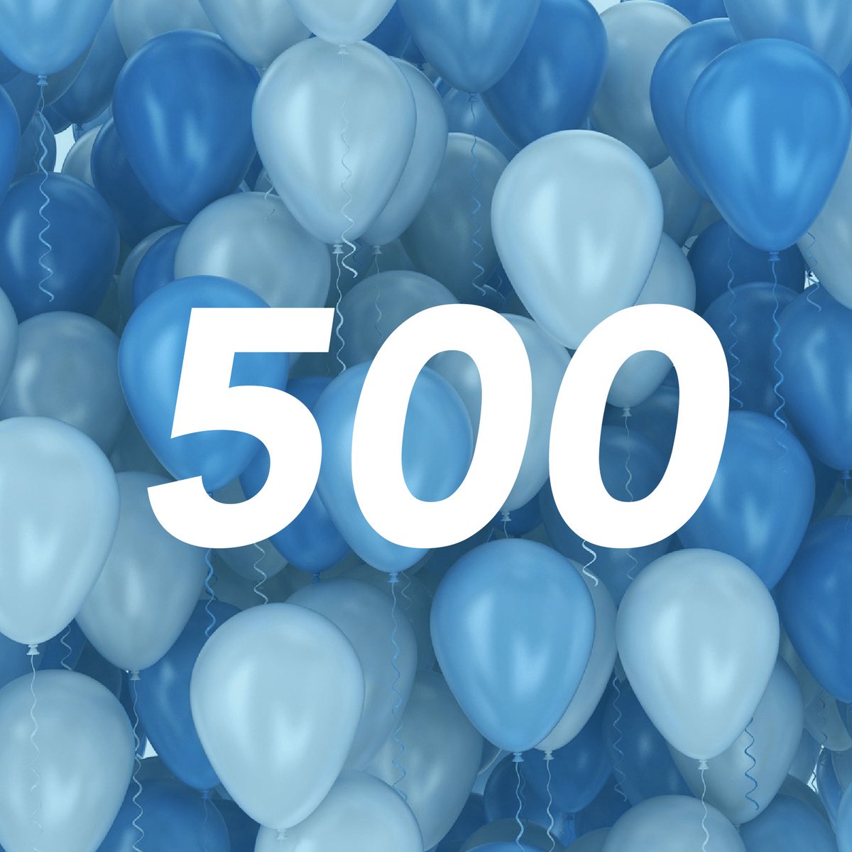 We cracked 500 likes on Facebook! BIG thank you to everyone who got us here 💙 We think this calls for a celebration... maybe another giveaway? 😏 Stay tuned!
