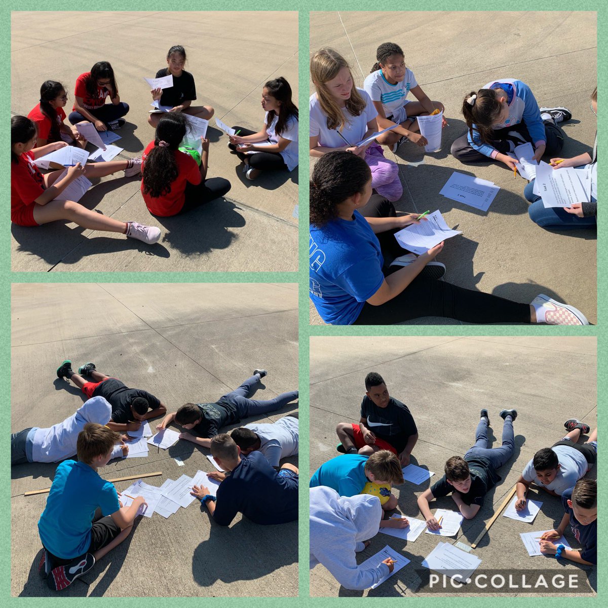 amandagibson318's tweet photo. Sometimes you just need a change of scenery. #outsideclass #wedoscience #forcesatwork @LindseyElem @maymathscience https://t.co/3MSP327mqX