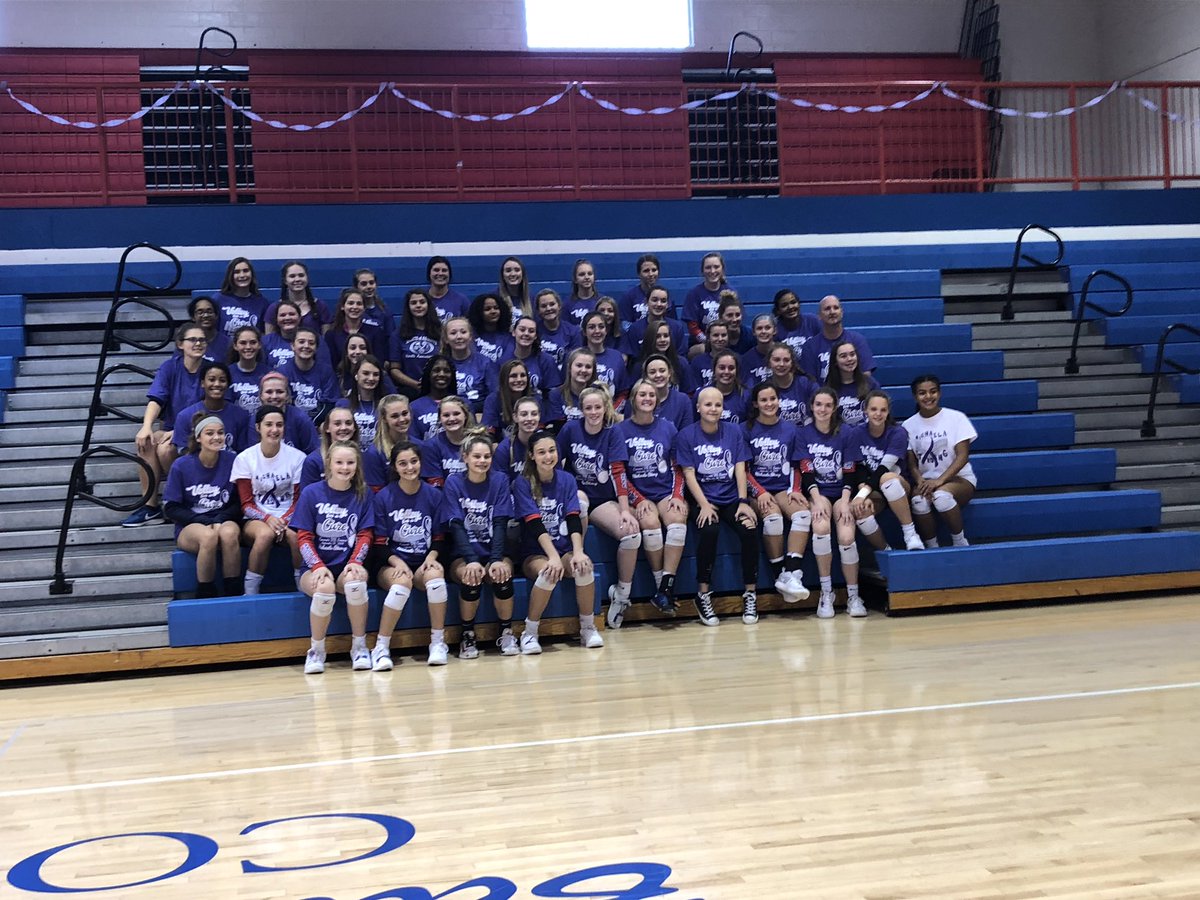 <a href="/BCHS_Rebels1955/">Boone County High Sc</a> joined @chscougsvolley in Volley for Cure tonight!