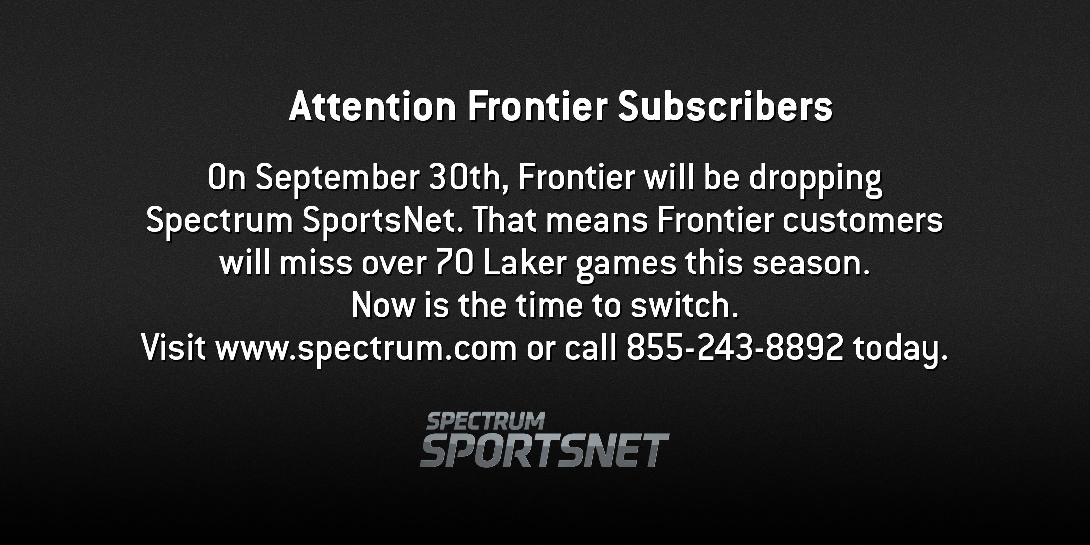 How Do I Switch From Frontier to Spectrum  