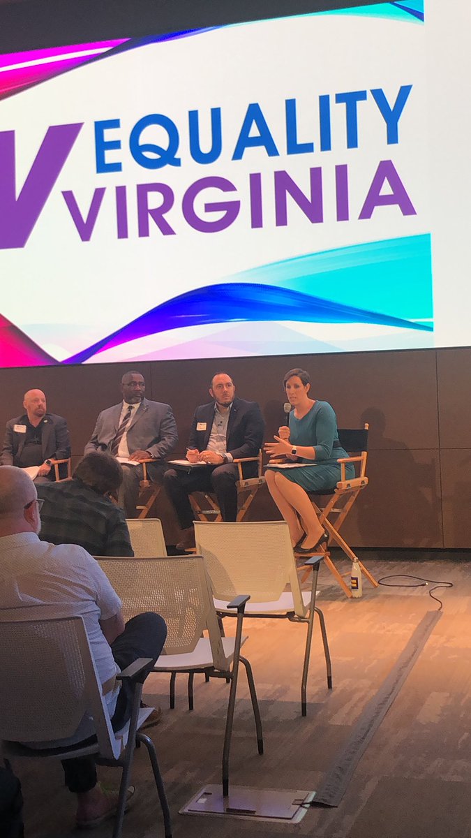 EqualityVA's tweet image. @HRC’s Kate Oakley talking about the importance of nondiscrimination protections in public spaces to make sure that #LGBTQ people can participate fully in the communities. #VaValues