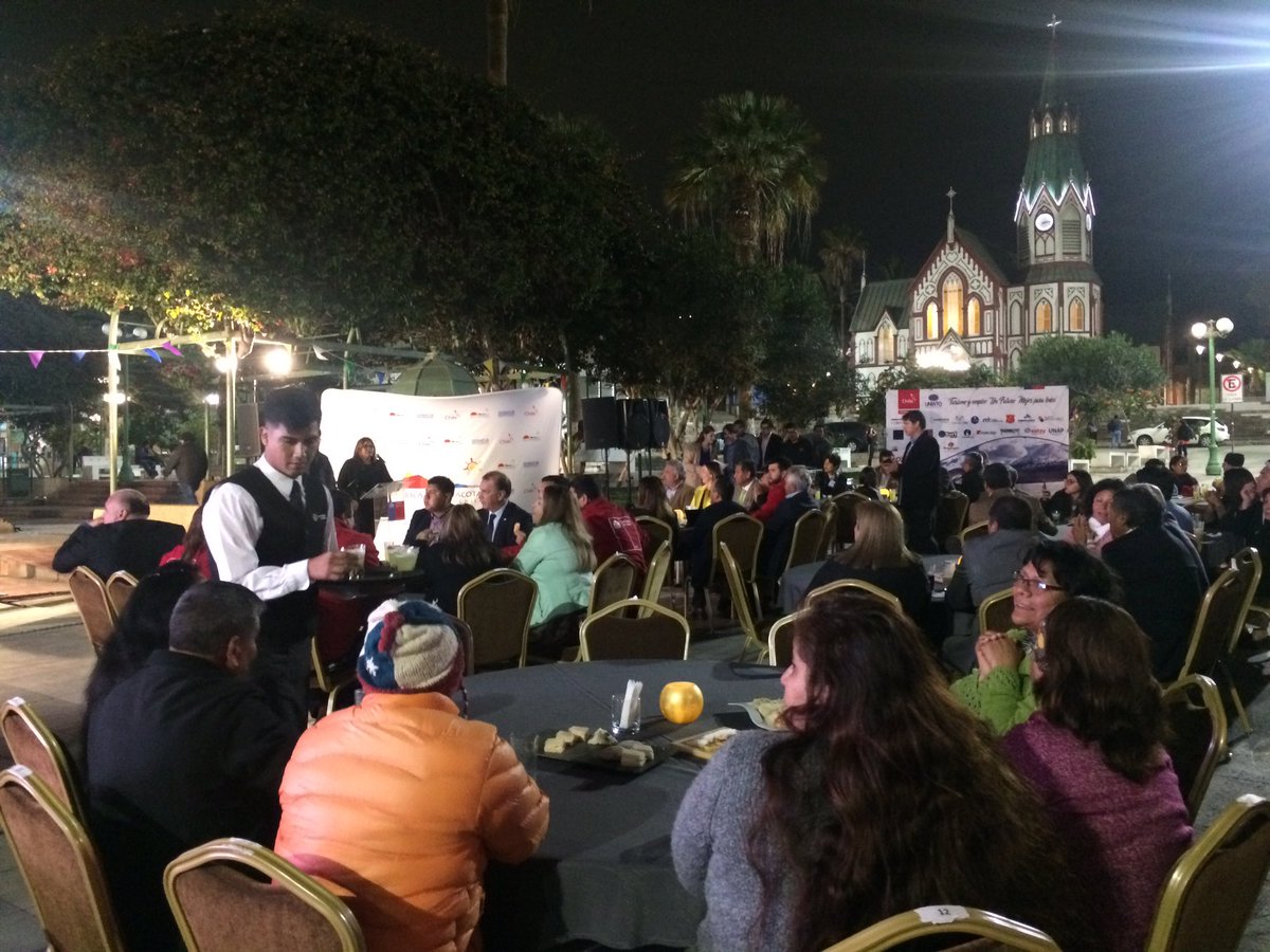 CorfoArica's tweet photo. #Arica Al pie del Morro, en el #Boulevard7Junio proyecto #Profo apoyado por #Corfo se desarrolla celebración #DiaMundialDelTurismo a cargo de @Sernatur_XV @IntendenciaXV @seremieconoxv #Corfo80 #CorfoMásSimple https://t.co/7G0LIDNWEQ