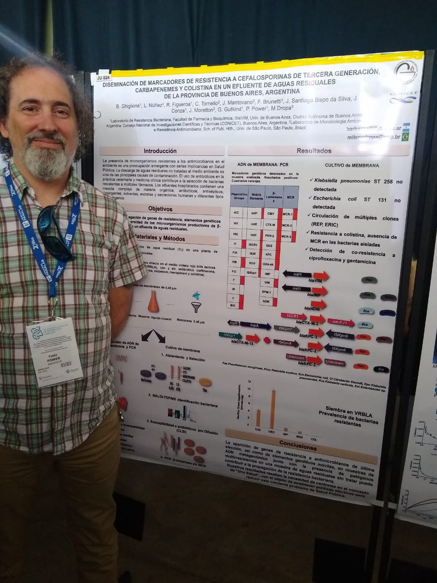 Mas trabajos presentados hoy en el XV Congreso Argentino de Microbiología (CAM) - 2019 por integrantes de nuestro Instituto 
#CAM_SAMIGE_CAMA_CLAMME_2019
#BACTERIOLOGY
#VIROLOGY
#MOLECULARBIOLOGY
#IBaViM
#Science