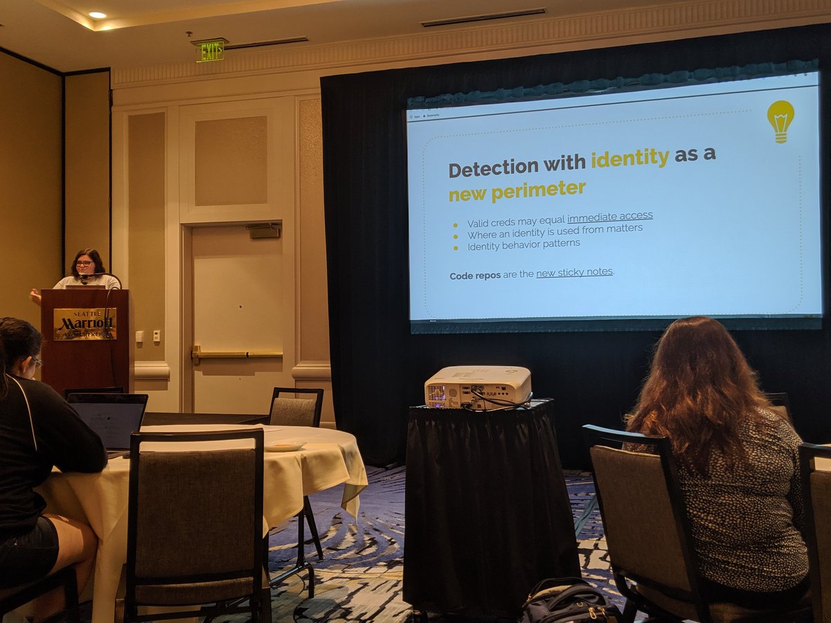 infosecmagic's tweet image. You&apos;re going to hate it, but you absolutely have to scrutinize what your powerful service accounts are doing. &quot;Code repos are the new sticky notes.&quot; #DefendCon #DefendCon2019